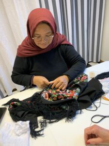 På besøk hos Presthus Frivilligsentral