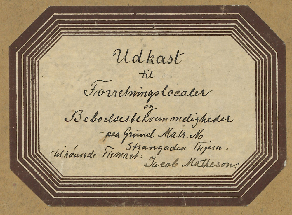 Olav Tryggvasonsgate 14 - Tittelfelt-omslag-w. Fra Trondheim Byarkiv.