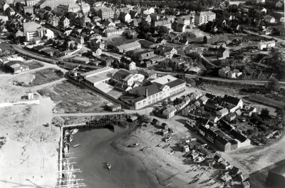 Mellomila 56. Trondhjems Nagle- og spikerfabrik. Foto: NTNU-Universitetsbiblioteket