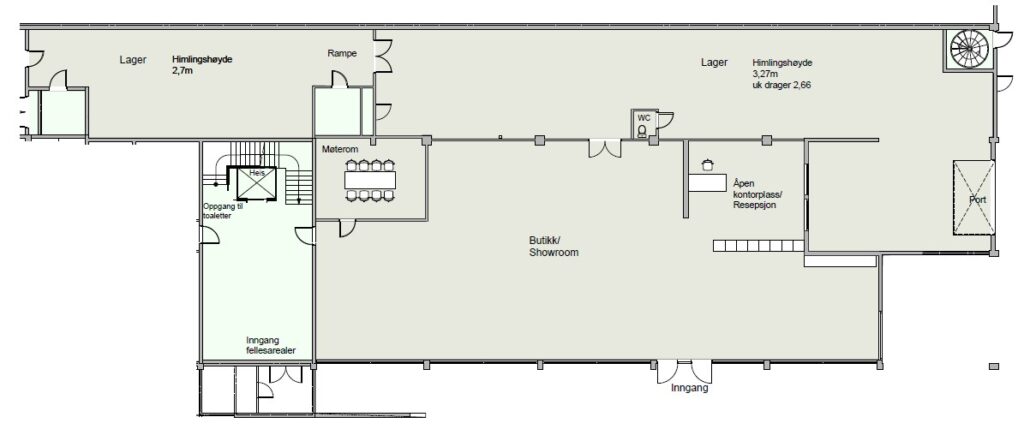 Plantegning Sokkel i Fossegrenda 17