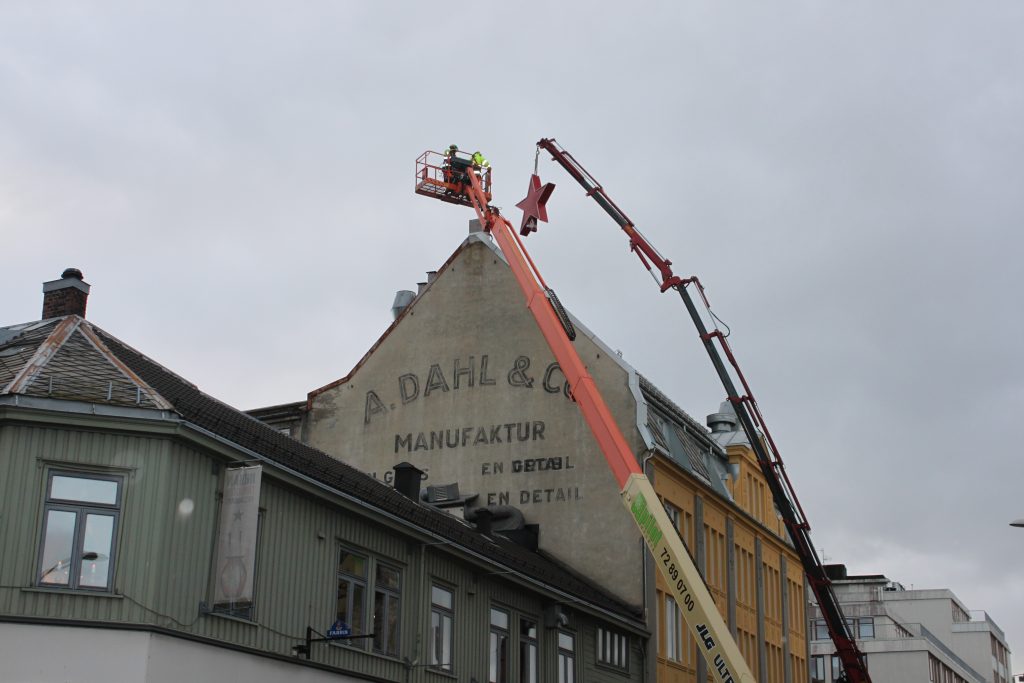 Ny stjerne i Carl Johans gate 3. Foto: Koteng Eiendom AS