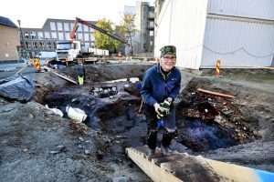 Historisk funn på Peter Egges plass