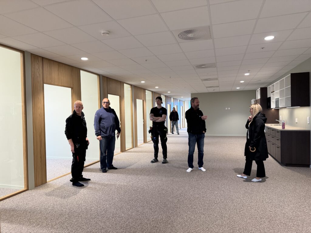 Ferdigbefaring i Industriveien 21