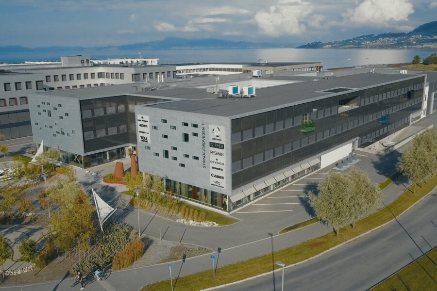 Strindfjordvegen 1, en del av Næringsområdet på Grilstad