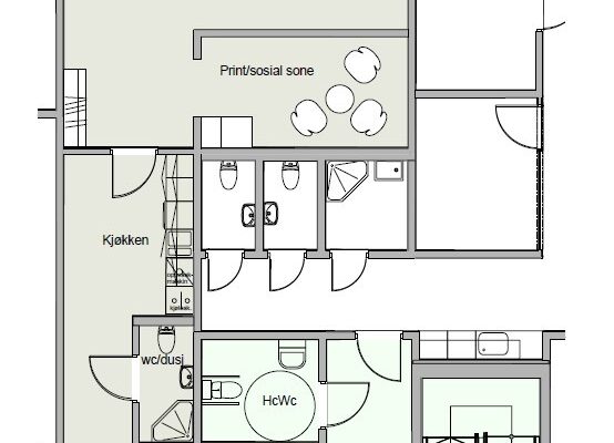 Skonnertvegn 8-10 lediglokale 1. etasje